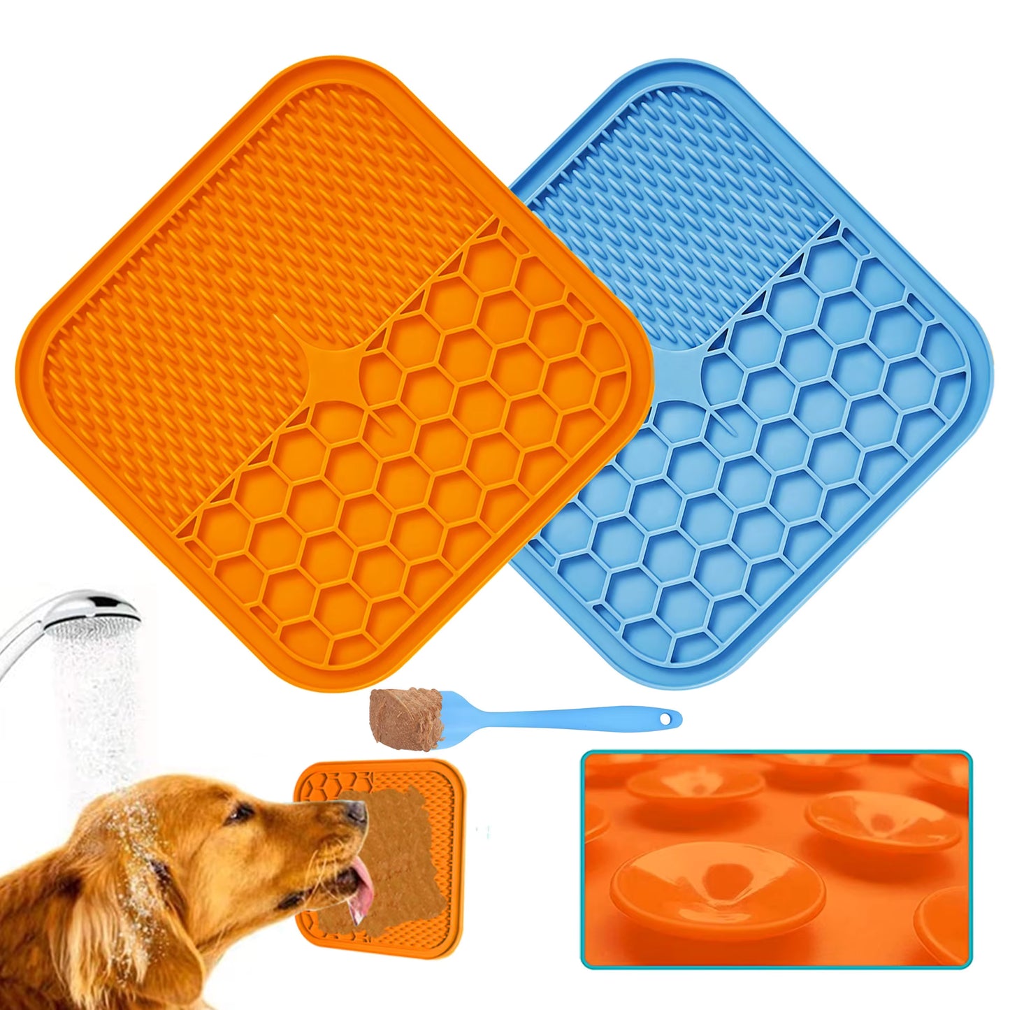 Tapis de léchage pour chien – Silicone sans BPA & anti-stress 67