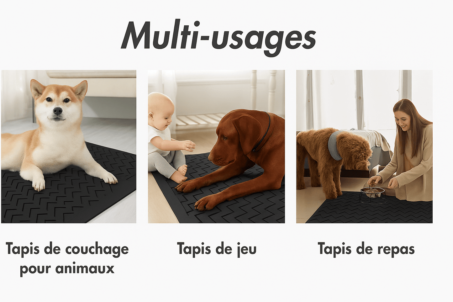 Tapis d’alimentation premium pour chien ⭐⭐⭐⭐⭐ - maboutiqueanimaux.fr