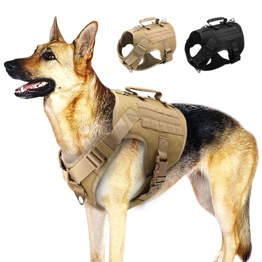 Harnais Militaire prenium pour Chien ⭐⭐⭐⭐⭐ - maboutiqueanimaux.fr